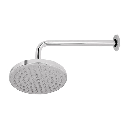 Regadera de Baño Cromada 8 Pulgadas con Brazo - Plato Redondo FOSET ELEMENT