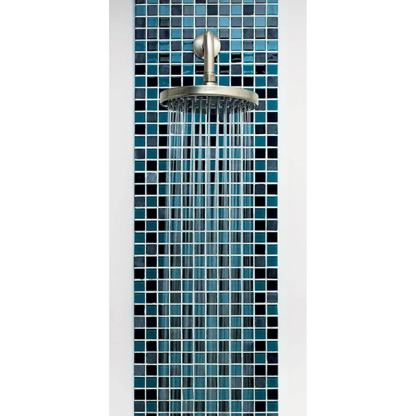 Regadera de Baño Cromada 8 Pulgadas con Brazo - Plato Redondo FOSET ELEMENT