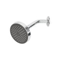 Regadera Redonda 4-1/4 Pulgadas Brazo y Chapetón de Acero Inoxidable BASIC FOSET