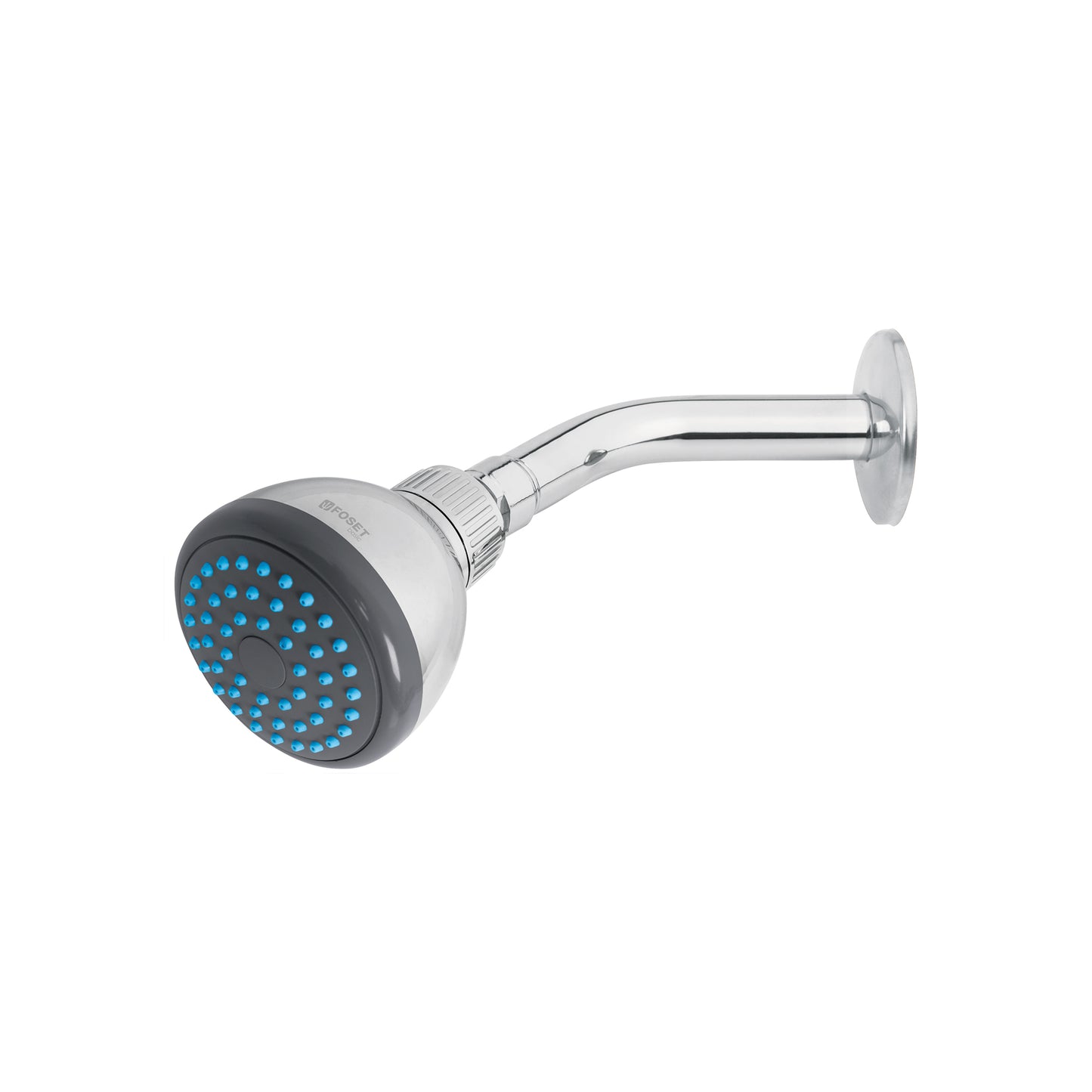 Regadera de Baño FOSET BASIC 3 Pulgadas Acero Inoxidable con Brazo Ajustable