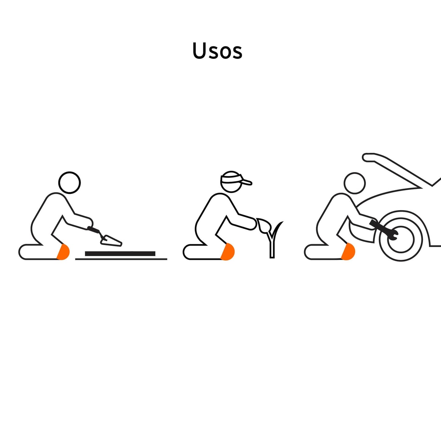 Rodilleras Ergonómicas Truper ROD-300 con Gel y EVA - Protección Profesional para Trabajo en Pisos Duros - Transpirables y Ajustables