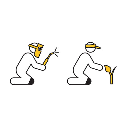 Rodilleras Ultraligeras Pretul ROD-100 - Protección Ergonómica para Jardinería y Trabajos del Hogar con Espuma de Polietileno