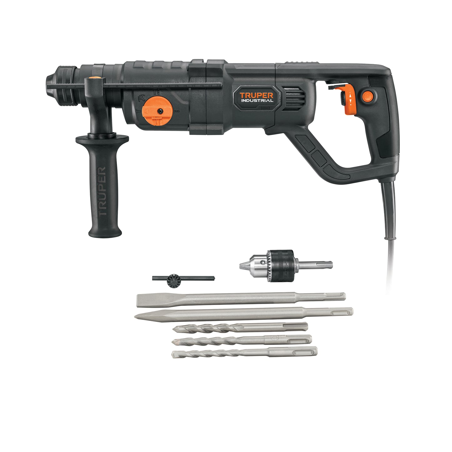 Rotomartillo SDS Plus Industrial 800W 3.5 Joules ROEL-30N2 - Perforación Profesional Concreto y Mampostería con Mango D y 4 Funciones