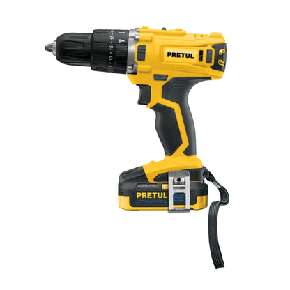 Rotomartillo PRETUL 1/2" 20V Inalámbrico con Batería 2Ah | ROTI-20P2