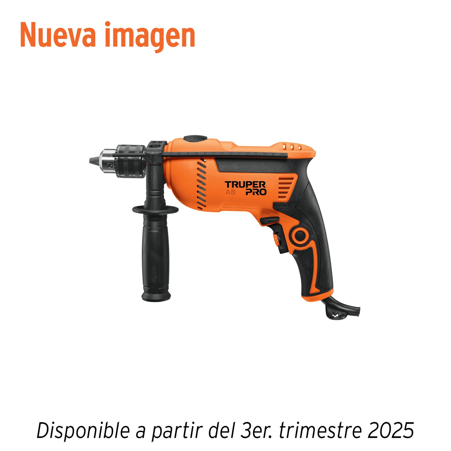 Rotomartillo TRUPER PRO 1/2" 750W - Taladro Percutor Profesional para Concreto, Madera y Metal