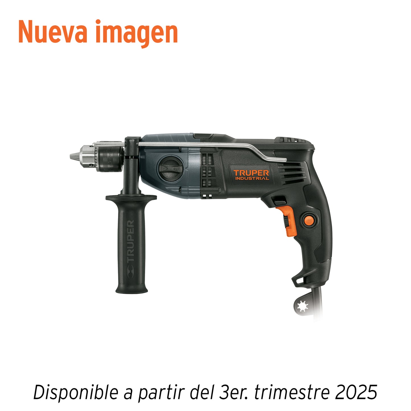 Rotomartillo TRUPER Industrial 1/2 Pulgada 900W - Taladro Percutor Profesional con Doble Velocidad y Mango Ergonómico