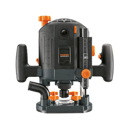 Router Rebajadora Industrial Truper ROU-N3 1200W 1-3/4 HP - Herramienta Profesional para Carpintería y Trabajos en Madera con Control de Velocidad Variable