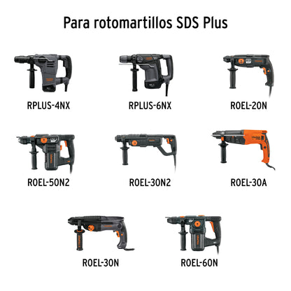 Cincel plano delgado SDS Plus 3/4" x 10", Truper