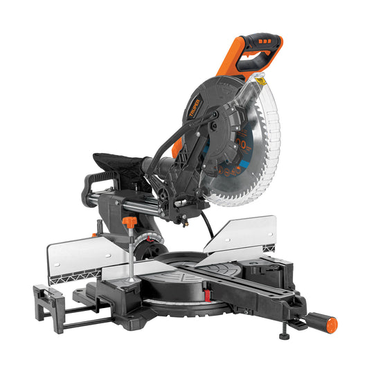 Sierra de Inglete Telescópica 12 Pulgadas 2000W TRUPER SINCO-12 - Cortes Precisos Bisel 45° Madera y Aluminio