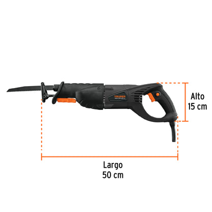 Sierra Sable TRUPER 900W Velocidad Variable SISA-N2 - Solución Profesional para Cortes Precisos en Metal, Madera y Construcción