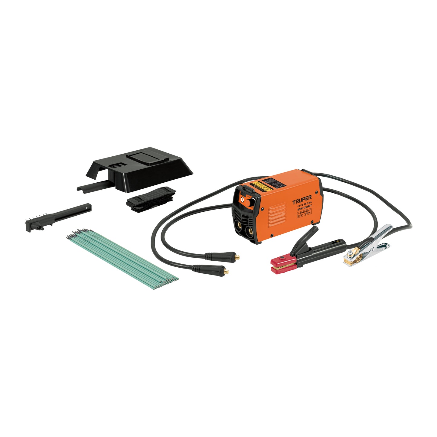 Mini Soldadora Inversora TRUPER 130A Bivoltaje 127/220V - Portátil y Eficiente para Soldadura Profesional SMAW TIG - SOIN-120MBT