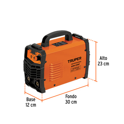 Soldadora Inversora TRUPER 130A Bi-Voltaje 127/220V - Solución Profesional para Soldadura SMAW TIG - Ligera Portátil Eficiente