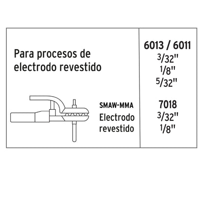 Mini soldadora inversora 130A, 127V, TRUPER EXPERT
