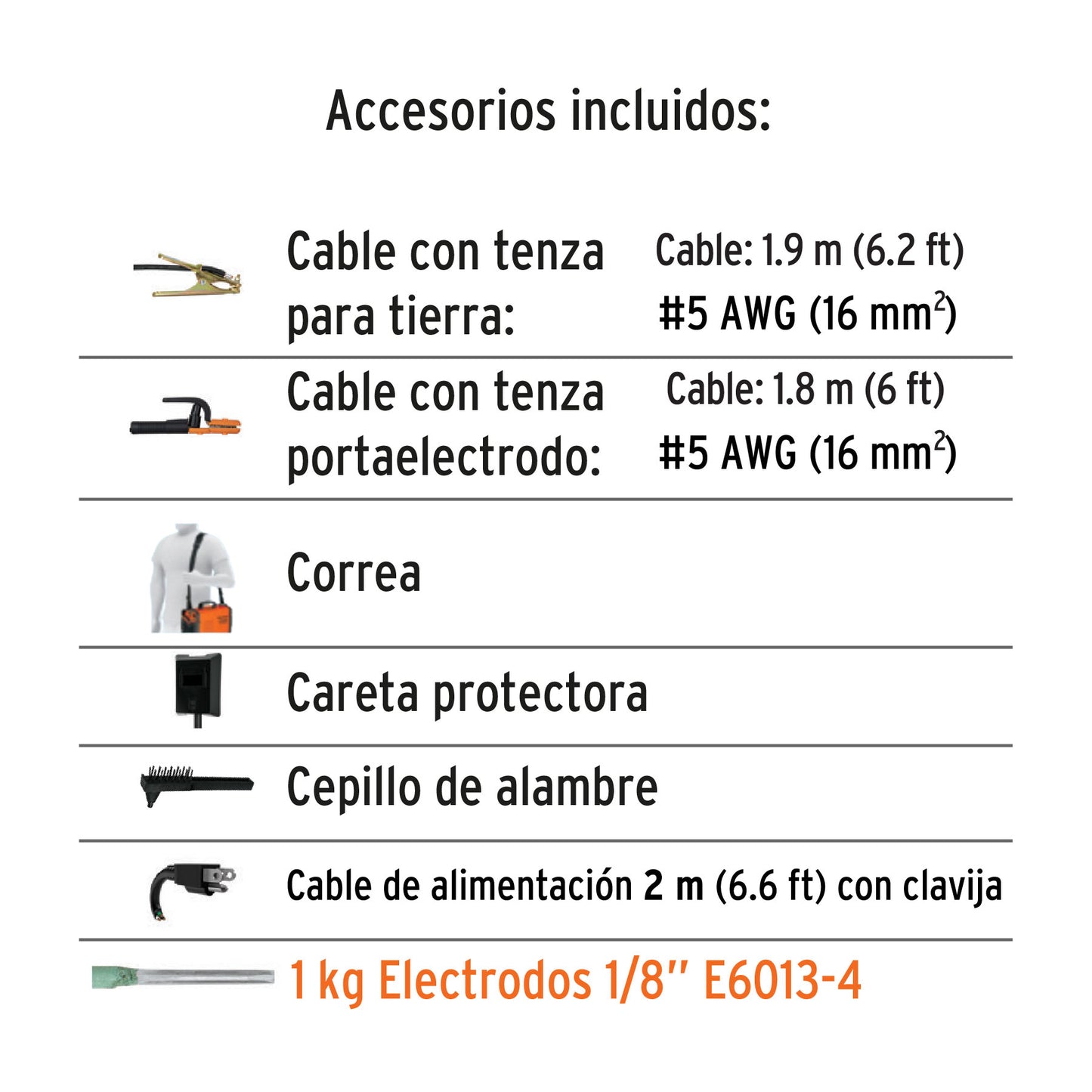 Mini soldadora inversora 130A, 127V, TRUPER EXPERT