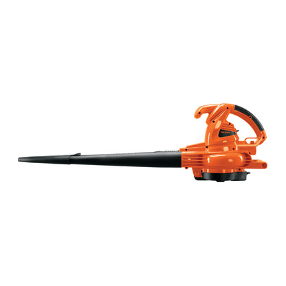 Sopladora y aspiradora TRUPER de 1,440 W con bolsa recolectora. Ideal para limpieza de jardines, talleres y espacios exteriores.