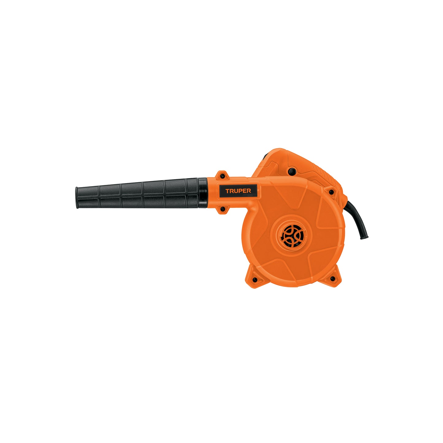 Sopladora y aspiradora eléctrica Truper 650W, ideal para taller y jardín. Potente, versátil y fácil de usar.