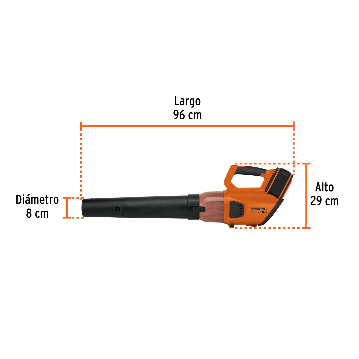 Sopladora Eléctrica 960W TRUPER | Soplador para Taller y Obra