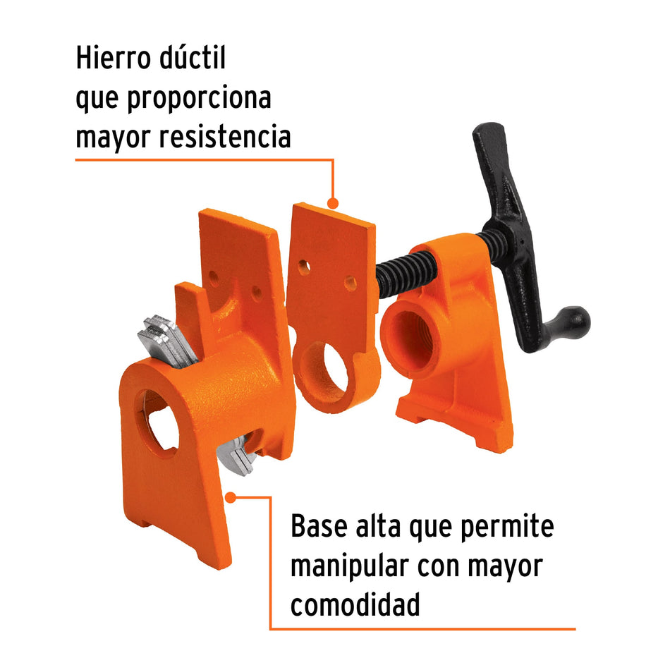 Sargento 3/4" de tubo, Truper