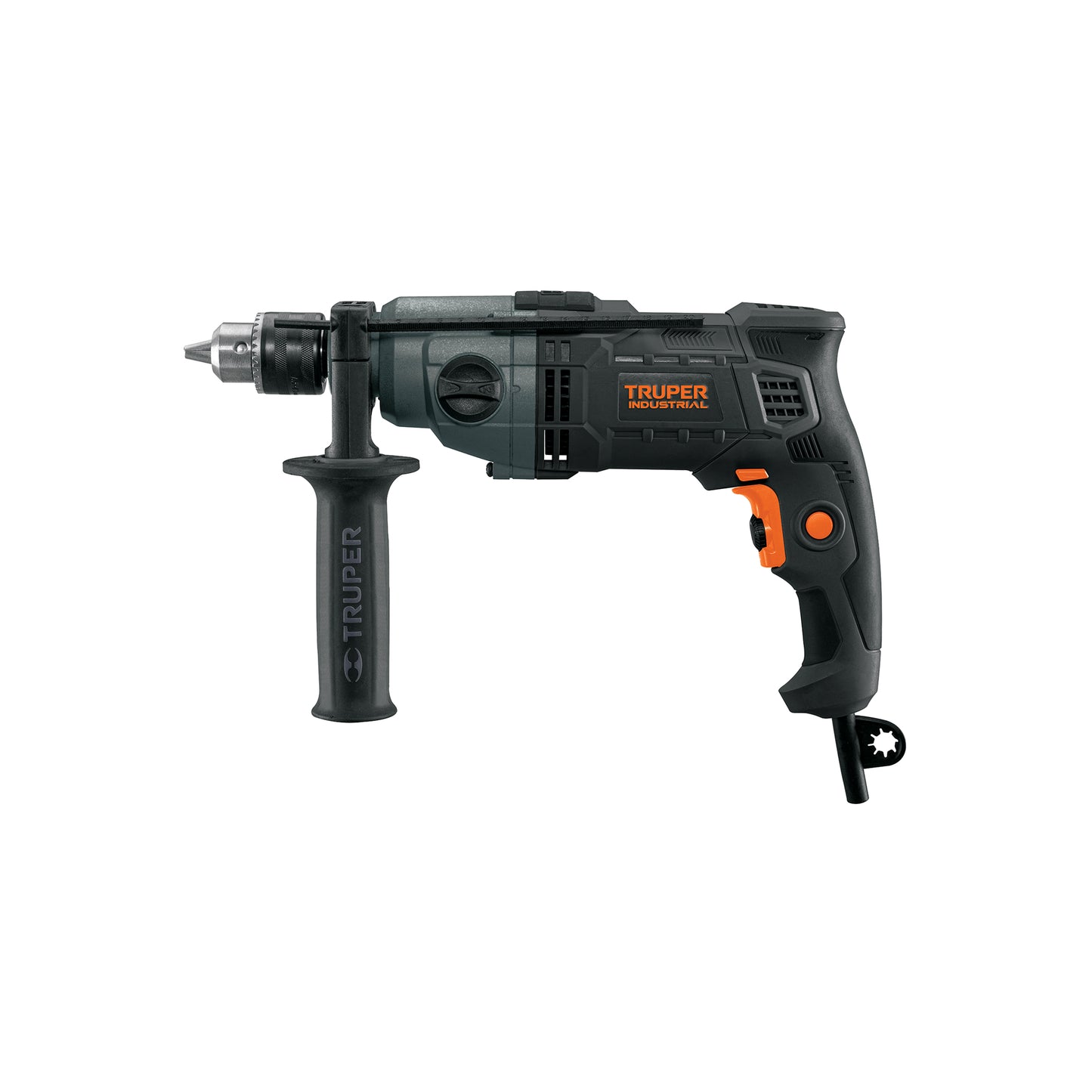 Taladro 1/2", 800W dos velocidades, TRUPER INDUSTRIAL