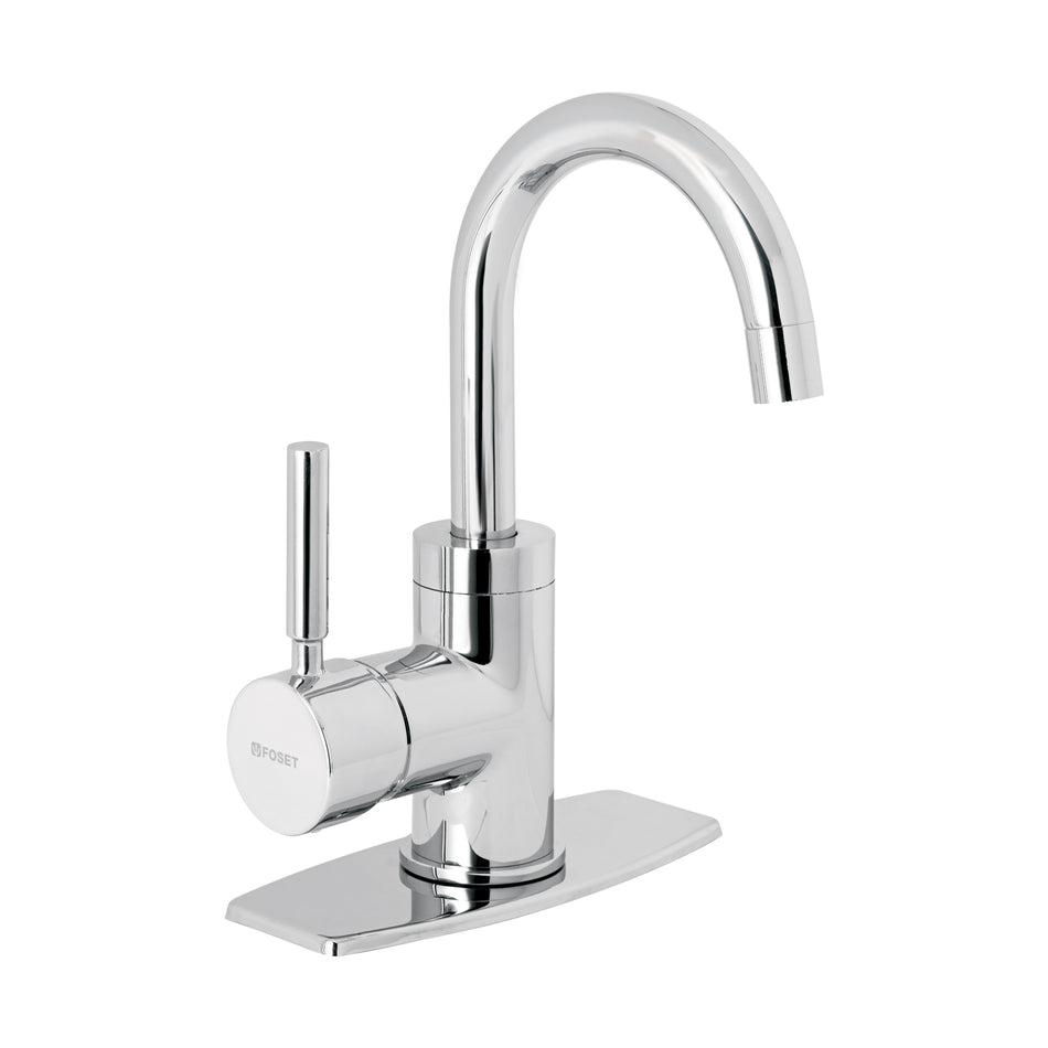 Monomando corto para lavabo, cromo, Foset