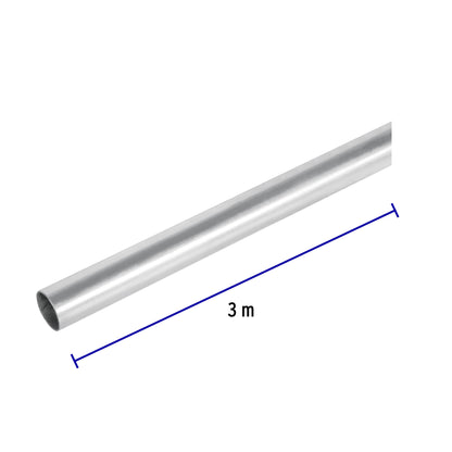 Tubo conduit eléctrico 1/2" pared extra delgada 0.7 mm, etiqueta azul, 3 metros. Ideal para instalaciones eléctricas residenciales y comerciales. Marca VOLTECK®.