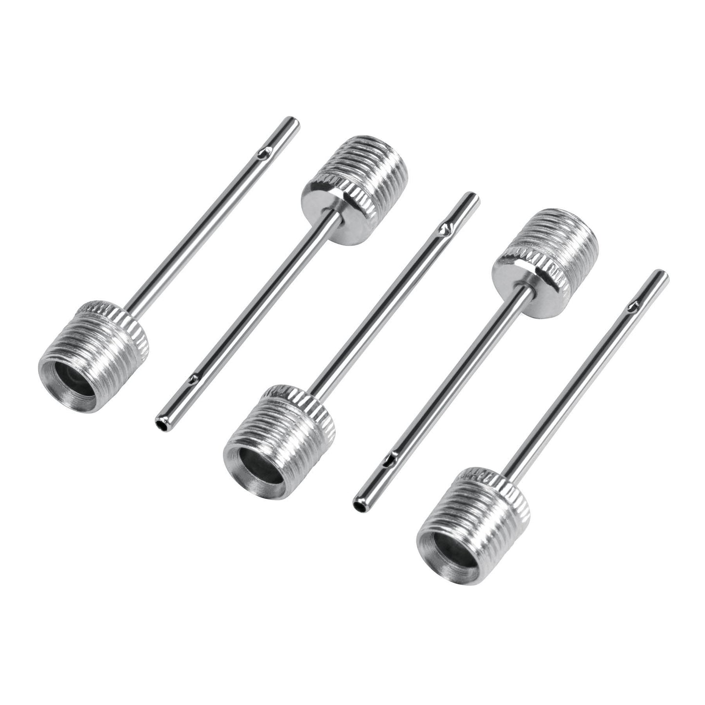 Kit 5 Válvulas Profesionales PRETUL para Inflar Balones - Aguja Acero Inoxidable - Solución Completa Inflado Deportivo