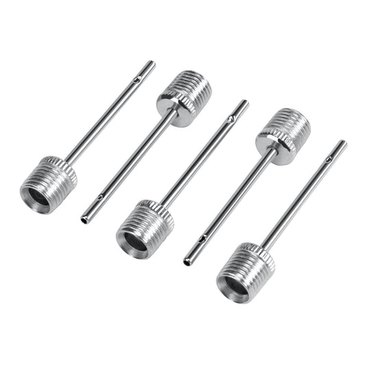 Kit 5 Válvulas Profesionales PRETUL para Inflar Balones - Aguja Acero Inoxidable - Solución Completa Inflado Deportivo