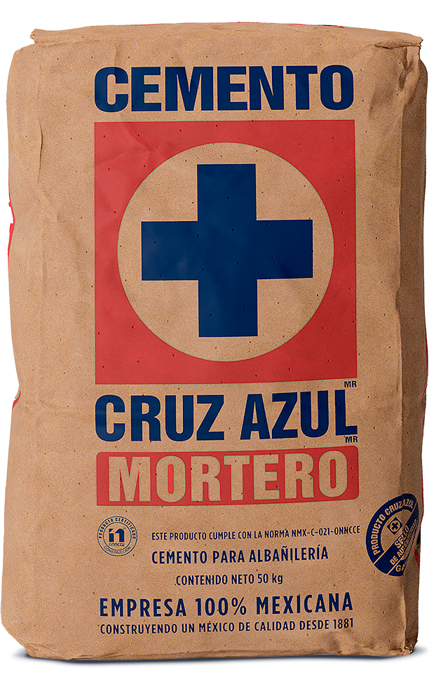 Mortero Cruz Azul -Bulto 25 KG