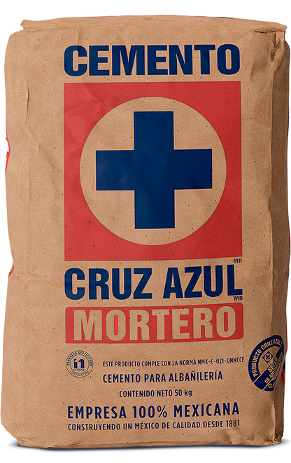 Mortero Cruz Azul -Bulto 25 KG