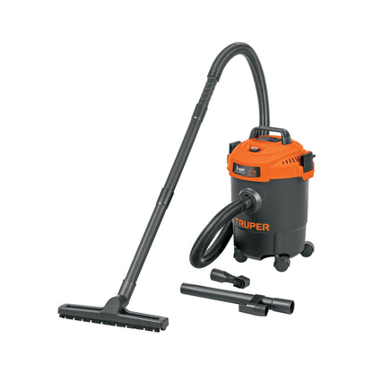 Truper Aspiradora 3 Gal 3 HP Húmedo/Seco c/Filtro HEPA - Ideal Auto, Taller y Casa