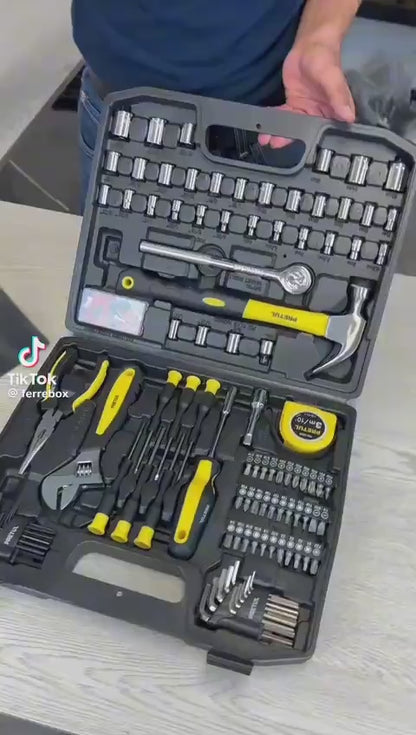 Juego de Herramientas Pretul 104 Piezas con Estuche